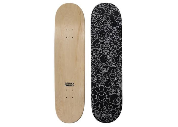 Takashi Murakami Skull and Flowers Deck - Black